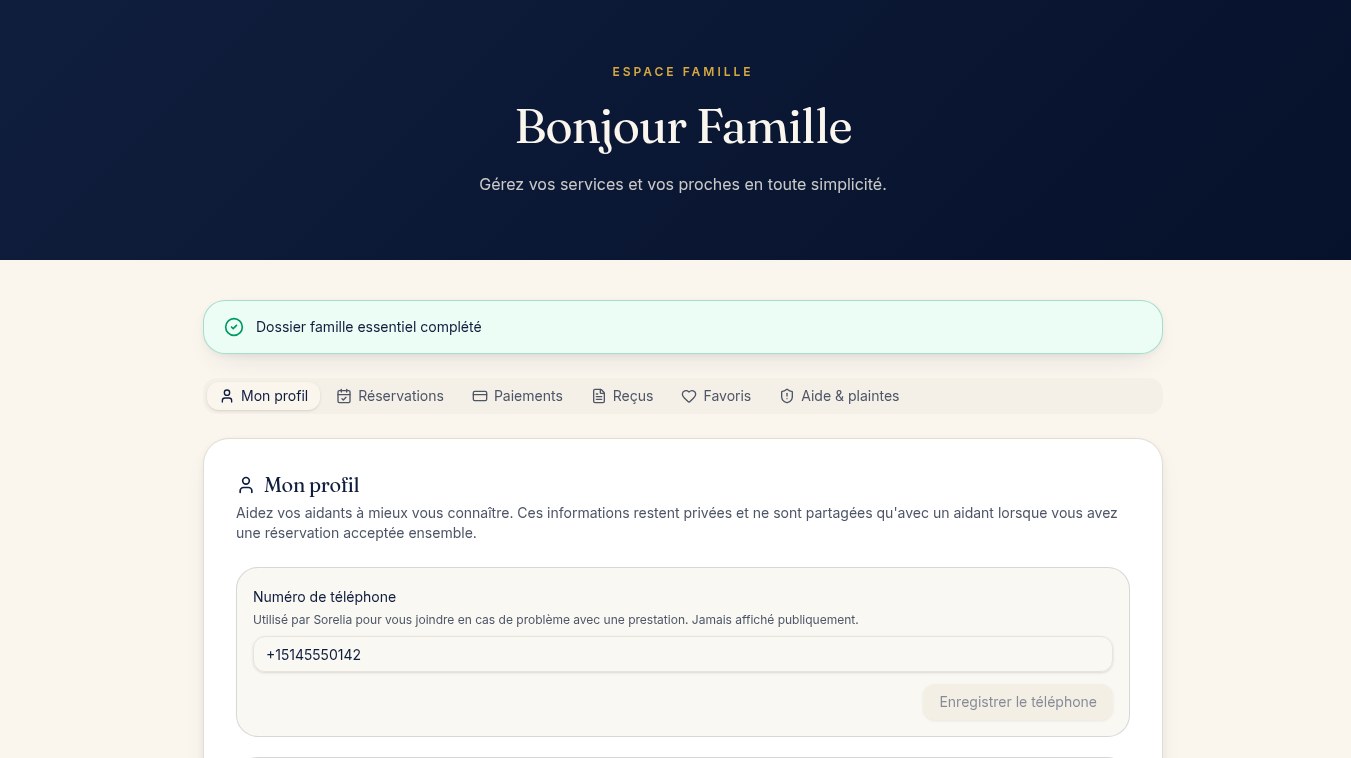Suivez tout depuis votre tableau de bord famille.